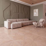 RP Chelsea Square Elegant Wave Basil 18 Parquetry Wood Flooring Livingroom