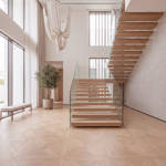 RP Chelsea Square Elegant Wave Dawn 09 Parquetry Flooring Villa Entrance Foyer