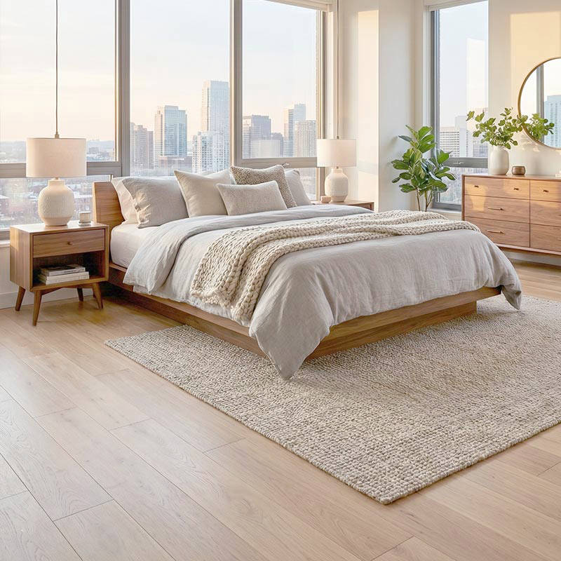 RP Windsor Classic Heather 12 Swatch Engineered Wood Flooring Bedroom