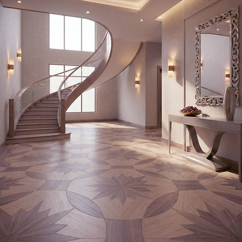 RP Chelsea Square Magnificence Colorado 20 Villa Corridor Parquetry Wood Flooring