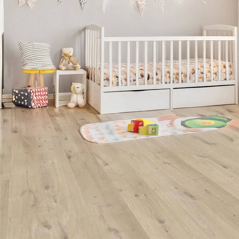 QS Pulse Cotton Oak Beige Vinyl Flooring Kids Room