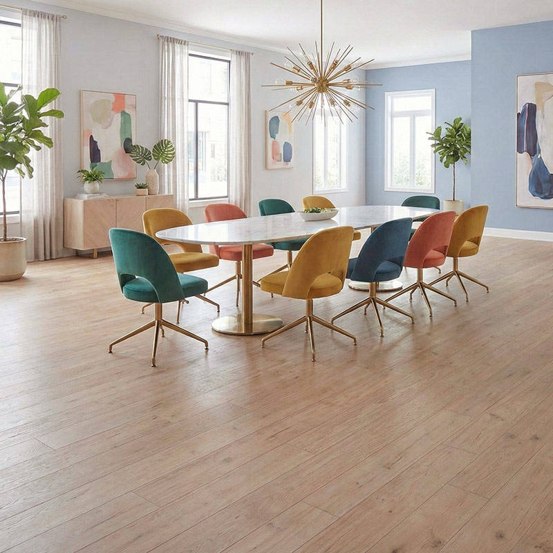 SH Oak=03 Engineered Pinnacle Wood Flooring Meeting Area
