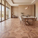 RP Chelsea Square Art Mosaic Cinnamon 21 Dinning Hallway