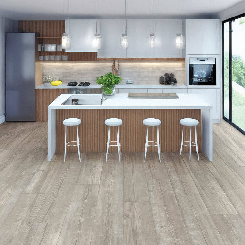 QS Pulse Morning Mist Pine Vinyl Click Kitchen Area