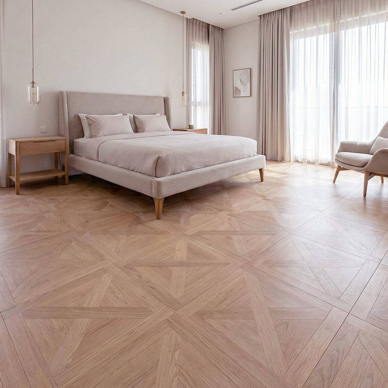 RP Chelsea Square Lush Square Basil 18 Bedroom Parquetry Wood Flooring