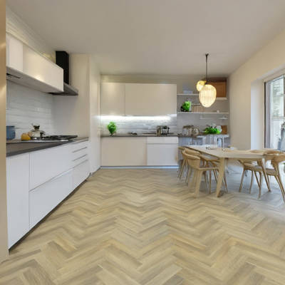 Vinyl Click Herringbone GB HRB 09 Kitchen