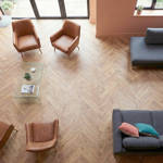 SH Bourbon 05 Engineered Eternal Herringbone Wood Flooring Reception