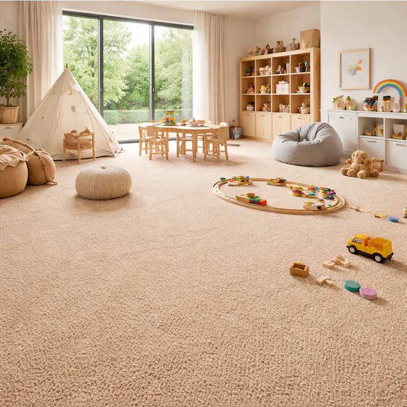 Wall To Wall Carpet Sunny Playroom With Cozy Décor CRP BEAUL FAYE 01
