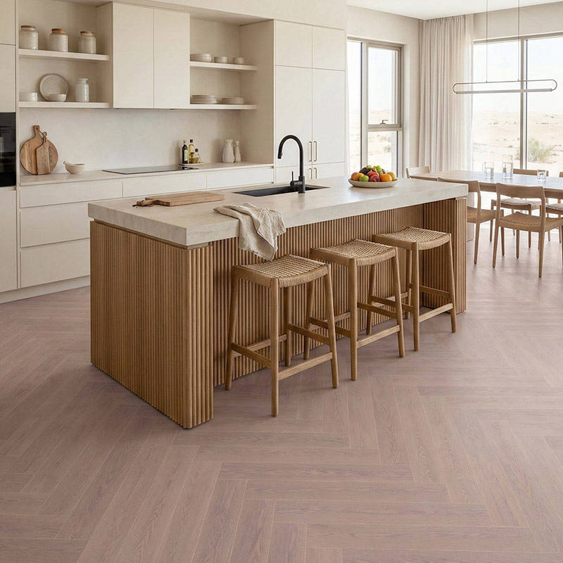 RP Boa Hybrid Herringbone Engineered Wood Flooring Kitchen Engineered Wood Flooring
