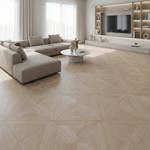 RP Chelsea Square Gilded Lines Sandcastle 10 Majlis Parquetry Wood Flooring