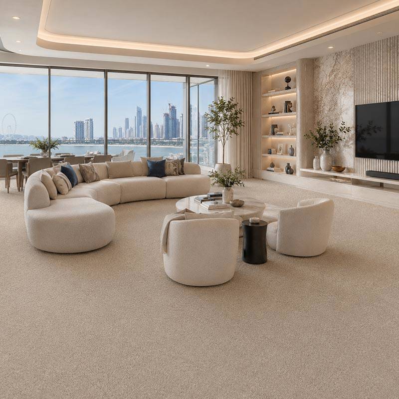 Wall To Wall Carpet BCM Wealthy Gathering CRP BLT WG 03 Modern Luxury Living Room