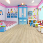 gerbur aqua click mulled oak vinyl click flooring in kids room