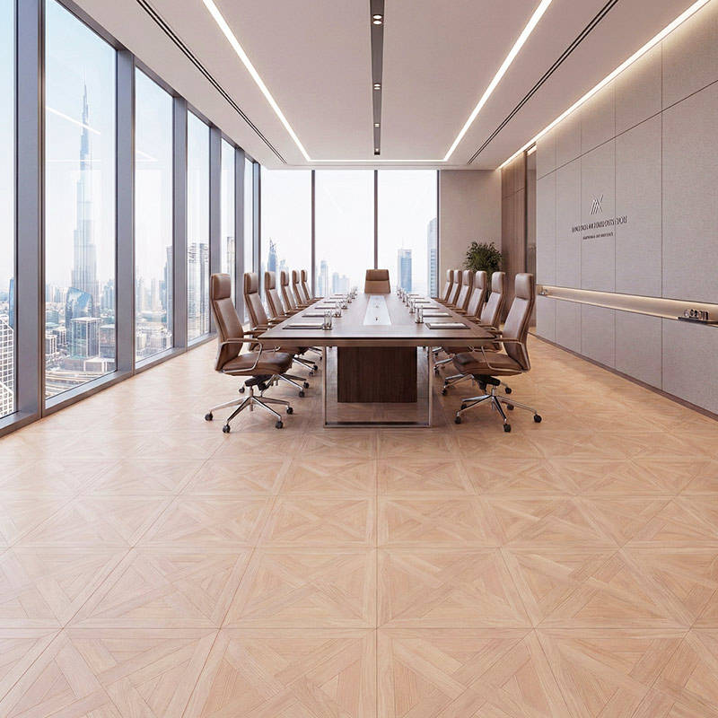 RP Chelsea Square Elegant Wave Cedarstone 11 Parquetry Wood Flooring Office Boardroom