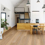 mars rozel t33 sheet vinyl flooring in open plan kitchen