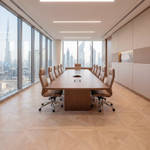 RP Chelsea Square Elegant Wave Heather 12 Parquetry Wood Flooring Office Boardroom