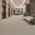 Shark 752 Carpet Tiles Modern Office Tower Lift Lobby
