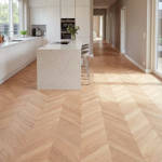 SH Bourbon 05 Engineered Chevron Wood Flooring Kitchen
