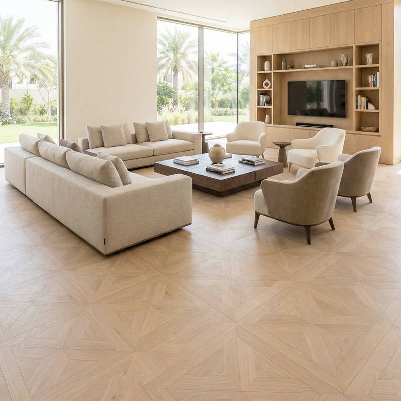 RP Chelsea Square Gilded Lines Honeycombe 13 Family Majlis Parquetry Wood Flooring