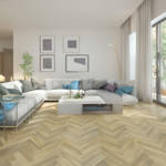 Vinyl Click Herringbone GB HRB 09 Living Room