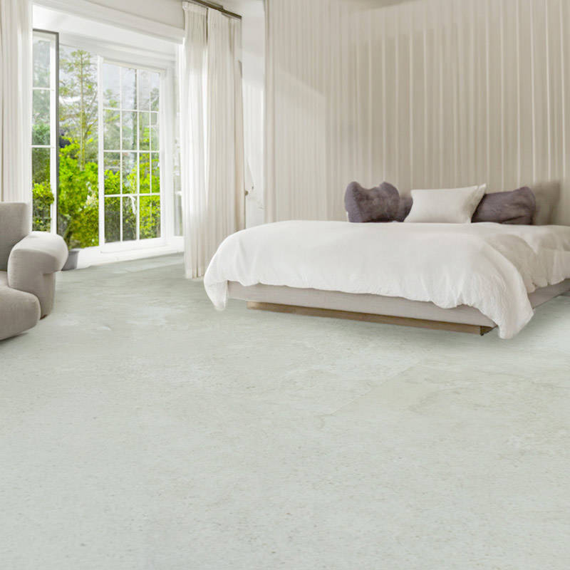 Gerbür Aqua Click Stone Limecrete GBACST 09 Bedroom Vinyl Click Tiles