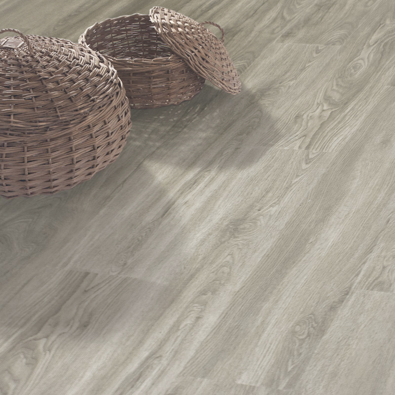 gerbur aqua click ash grey vinyl click flooring with baskets