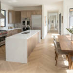 SH Oak 3 Engineered Chevron Wood Flooring Kitchen