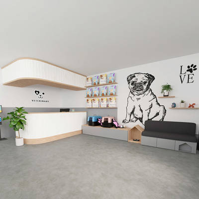eclipse eviana m93 sheet vinyl flooring in vet clinic