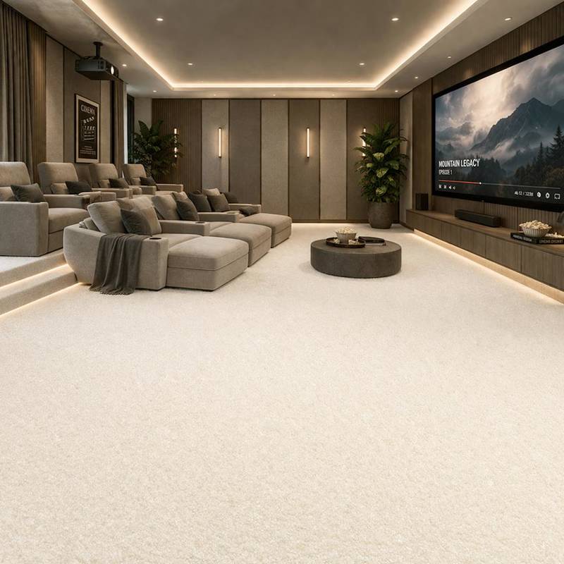 Amaryllis Carpet Tiles CRP BLT AMRS 02 Modern Villa Cinema Lounge Interior