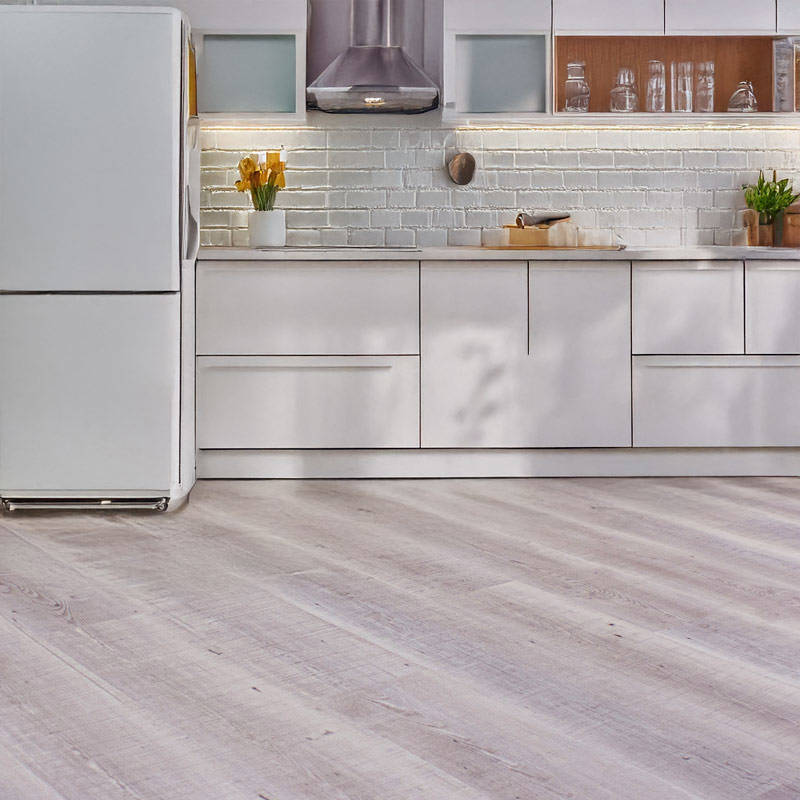 Gerbür Essential Polar Barnwood Lvt Flooring Kitchen