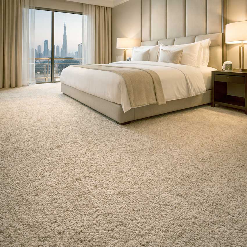 duchesse deluxe 2 wall to wall carpet in bedroom