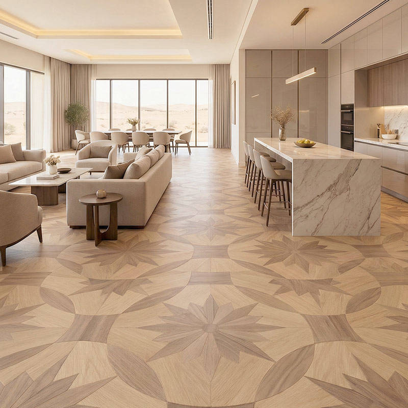 RP Chelsea Square Magnificence Tawny 15 Kitchen Living Parquetry Wood Flooring