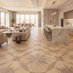RP Chelsea Square Magnificence Tawny 15 Kitchen Living Parquetry Wood Flooring