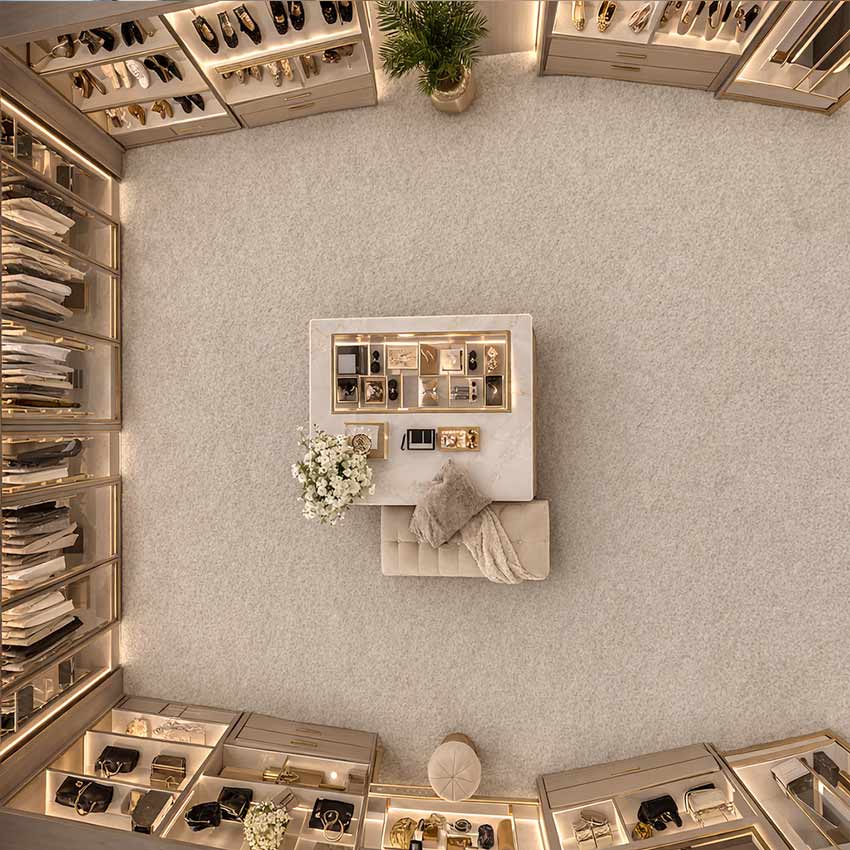 duchesse deluxe 4 wall to wall carpet in showroom