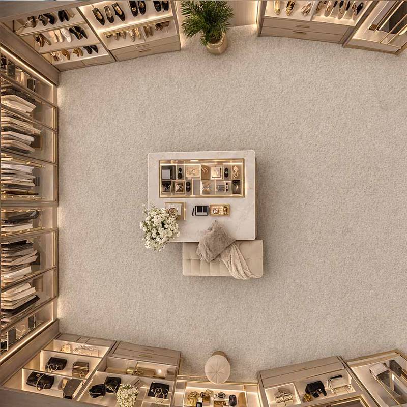 duchesse deluxe 4 wall to wall carpet in showroom