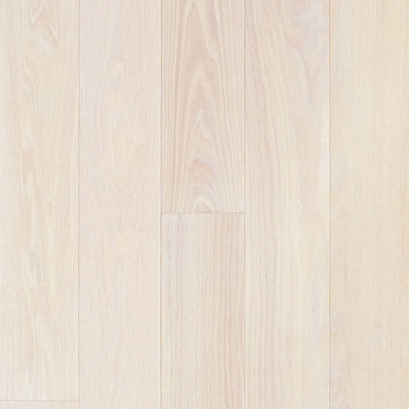 SH Cotton White Engineered Pinnacle Wood Flooring Swatch