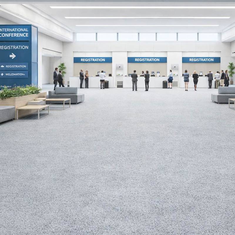 Wall To Wall Carpet Tiles Balta Lily CRP BLT LIL 02 Conference Registration Lobby
