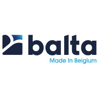 dark blue and light blue balta brand logo