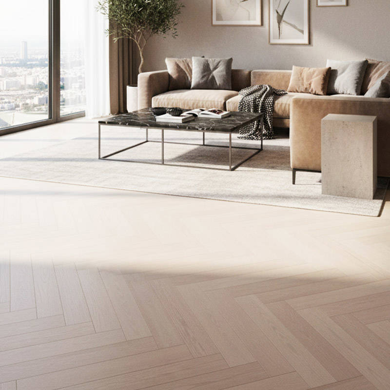 RP Herringbone Sandcastle 10 Engineered Wood Flooring Coffee Living